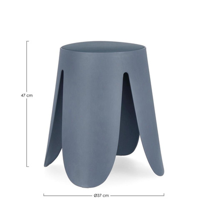 BIZZOTTO stołek IMOGEN niebieski (0734382) - Bizzotto