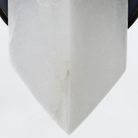 Alabastrowy kinkiet Valencia - 1 źródło światła - Miejski brąz (QN-VALENCIA-1WB-UBZ-AR) - Quintiesse