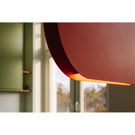 MALUMI A czerwonopomarańczowa sufitowa lampa wisząca (MLA61212P2) - Ummo