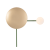 WALL LIGHT 1XG9LED SANDY OLIVE GREEN (22201 Zambelis) - Zambelis