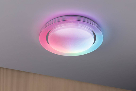 Panel Rainbow Dynamic 22W RGB Zmienna Biel Biały/chrom (PL70546) - PAULMANN