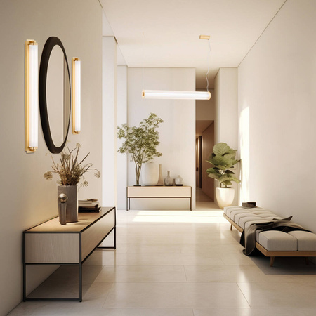 Elegancki kinkiet HAMPTON w  kolorze mosiądzu (8622) - Argon