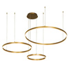 PENDANT LIGHT 136W 3000K BRUSHED GOLD (1956 Zambelis) - Zambelis