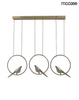 MOOSEE lampa wisząca BIRD LINE złota (MSE010100295) - Moosee