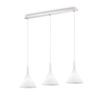 Biała lampa wisząca COCKTAIL SB3 mała (074245) Ideal Lux - żyrandol