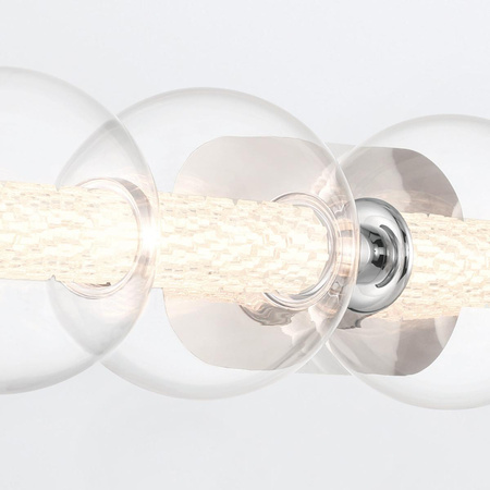 Kinkiet Atomo - 5 źródeł światła - Polerowany chrom (QN-ATOMO-5W-PC) - Quintiesse