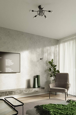 Kinkiet SUPEŁ czarny (SL.1433) - Sollux Lighting