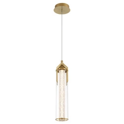 Lampa wisząca Espada - Szczotkowane złoto (QN-ESPADA-1P-BG) - Quintiesse