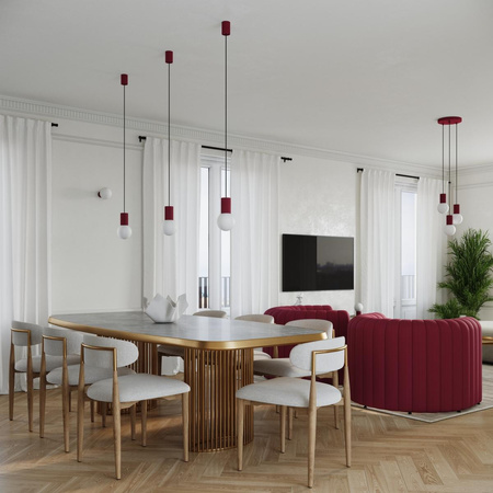 Lampa biurkowa HALO burgund (SL.1751) - Sollux Lighting