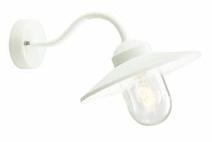 Kinkiet zewnętrzny KARLSTAD 230 WHITE E27 LED 9W Norlys