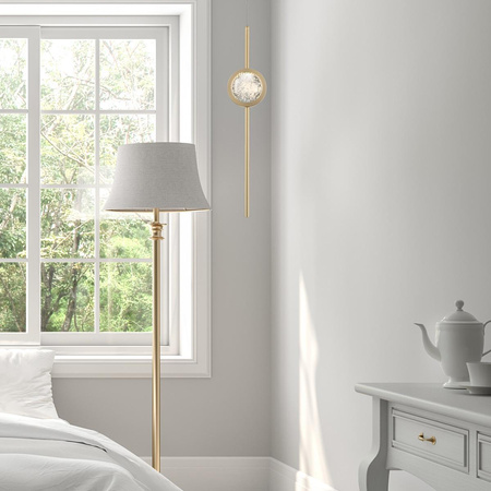 Lampa wisząca Barletta - 1 źródło światła - Szczotkowane złoto (QN-BARLETTA-1P-BG) - Quintiesse