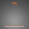 Lampa wisząca Ledowe Okręgi No.1 Φ60 cm in 3k miedziana ściemnialna Altavola Design (LA073/P_60_in_3k_copper_dimm) - ALTAVOLA DESIGN