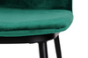Krzesło barowe DIEGO 65 zielone - welur, podstawa czarno złota (KH1201100123.61.GREE) - King Home