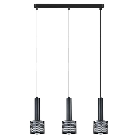 Lampa wisząca Amo czarna 3xE27 (LP-0702/3L BK) - Light Prestige