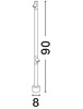 Lampa stojąca zewnętrzna BORJA (LE73749) - Luces Exclusivas