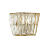 SCONCE G9 MAX 5W METAL-CRYSTAL ANTIQUE BRASS (23050 Zambelis) - Zambelis
