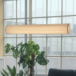 Lampa wisząca Orba 100 z materiałowym abażurem H-18 verso beige ( 66644 ) - Ramko
