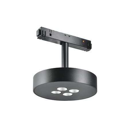 Lampa na szynę magnetyczną LED 12W 3000K 48V aluminium czarna (20177 Zambelis) - Zambelis