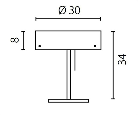 TONGA Lampa biurkowa czarna (67712) Ramko