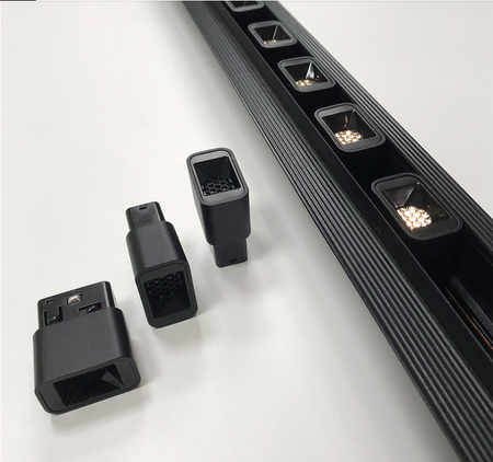 Soczewka magnetyczna prostokąt DDCX-HX-DGY02 2W 3000K - DomenoLED