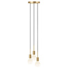 Lampa wisząca PACO Nordlux E27 3x25W Metal Mosiądz