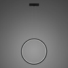 Lampa wisząca Ledowe okręgi No.1 X Φ60cm in 3k 32W czarny Altavola Design (LA073/X_60_in_3k_32W_black) - ALTAVOLA DESIGN