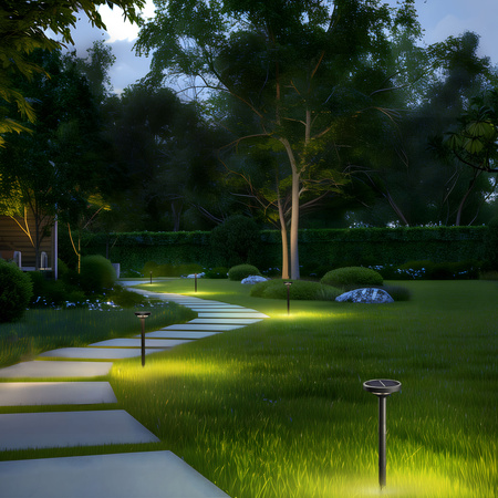 SOLARA PLATO 1W CCT IP65 126x51x290mm CZARNY wbijana 2 lata gw. SPECTRUM (SLI053001CCT) - Spectrum LED