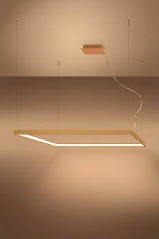 Żyrandol NELYA L złoty LED 3000K (TH.155) - Thoro Lighting