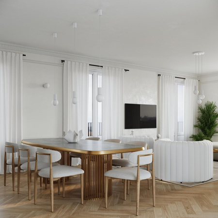 Lampa biurkowa HALO biała (SL.1711) - Sollux Lighting