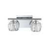 Kinkiet Regalia - 2 źródła światła (QN-REGALIA2-PC-BATH) - Quintiesse