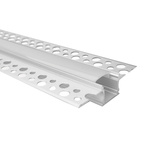 TRIMLESS ALUMINIUM PROFILE 2m + 2m OPAL PC COVER (20203 Zambelis) - Zambelis