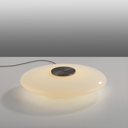 Szklana stołowa lampa z dotykowym ściemniaczem PURE VITRUM Brązowa (4080-34) - Paul Neuhaus