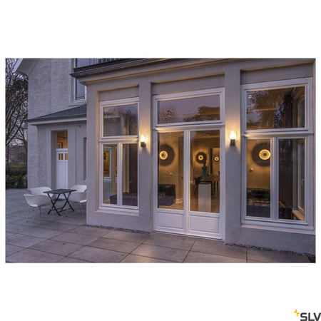 OVALISK WL Sensor, zewnętrzna oprawa ścienna LED, kolor antracytowy, przełącznik CCT, 3000/4000 K (1004679) - SLV