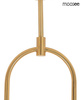 Ozdobna lampa wisząca LOW złota (MSE010100288) - Moosee 
