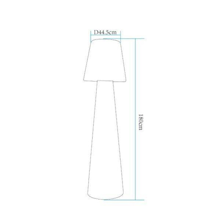 Zmieniająca kolor stojąca lampa ogrodowa GARDENA RGBW 16 kolorów 180 cm (ES-DC007) - Step into Design