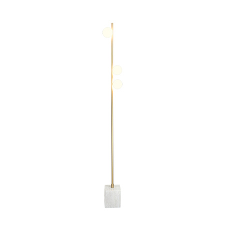 FLOOR LAMP 3L GOLD MARBLE (18179 Zambelis) - Zambelis