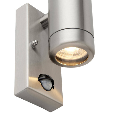 Kinkiet Odyssey PIR 2lt wall IP44 7W (97821) - Saxby