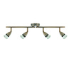 Lampa sufitowa Amalfi 4lt bar antique brass 35W (60992) - Saxby
