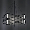 Geometryczna czarna lampa wisząca SPACE 60 cm (ST-9858 P/S black) - Step into Design