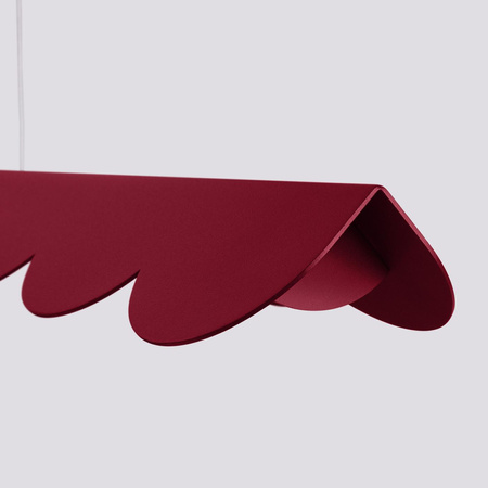 Lampa wisząca BISCUIT burgund LED 3000K (TH.560) - Thoro Lighting