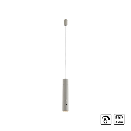 ATTACH LAMPA WISZĄCA SZARY (18281-40) - Paul Neuhaus