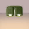 Plafon AURA 2 zielony oliwkowy GU10 (SL.1795) - Sollux Lighting