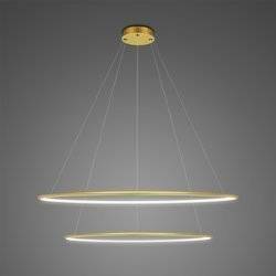 Lampa Ledowe Okręgi No. 2 Φ80cm in 4k złota ściemnialna Altavola Design (LA074/P_80_in_4k_gold_dimm) - ALTAVOLA DESIGN