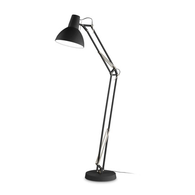 Lampa Stojąca WALLY Czarny (WALLY_PT1_TOTAL_BLACK) - Ideal Lux