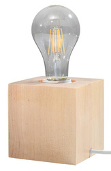 Lampa biurkowa ARIZ naturalne drewno (SL.0677) - Sollux