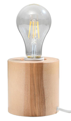 Lampa biurkowa SALGADO naturalne drewno (SL.0674) - Sollux