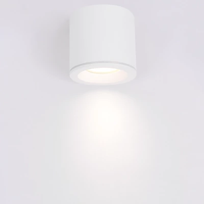 Lampa sufitowa Tubka Luna 1xGU10 biała IP65  (CL0103-WH) - Yaskr