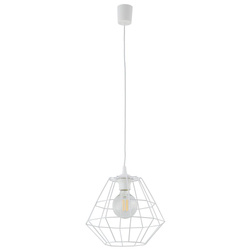 Lampa wisząca DIAMOND średnia, biała (847) - TK Lighting