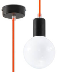 Lampa wisząca EDISON pomarańczowa (SL.0154) - Sollux