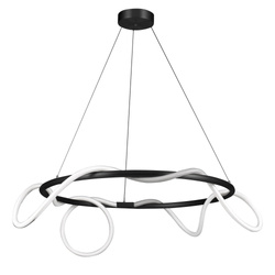 Lampa wisząca FANTASIA ROUND LED (ST-9282R/D60 black) - Step into Design
